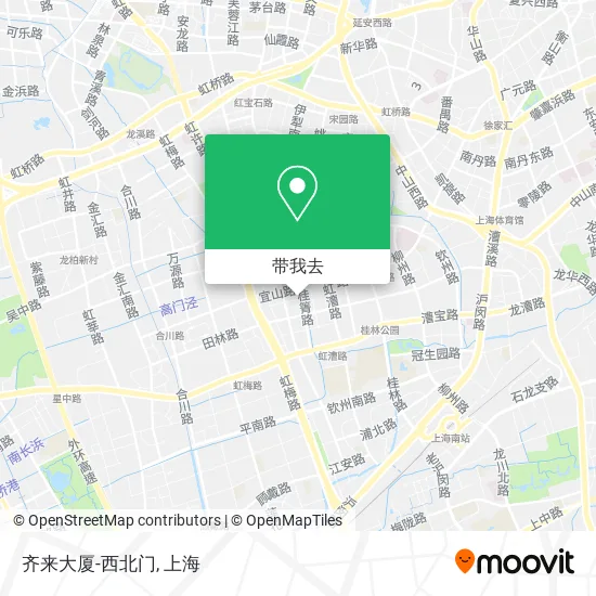 齐来大厦-西北门地图