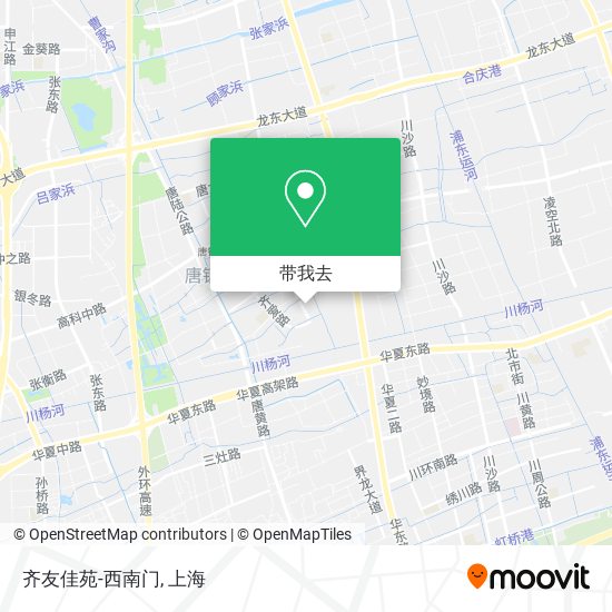 齐友佳苑-西南门地图