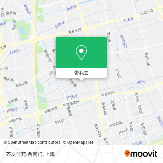 齐友佳苑-西南门地图