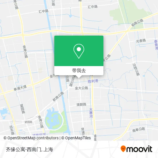 齐缘公寓-西南门地图