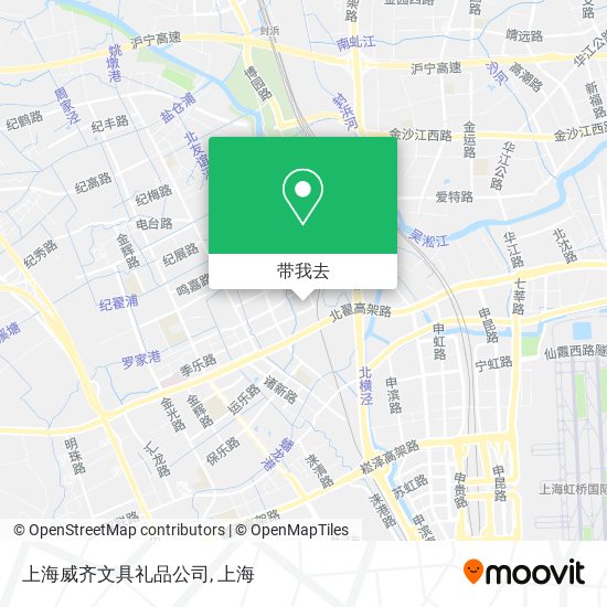 上海威齐文具礼品公司地图