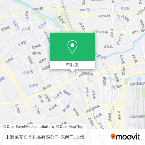 上海威齐文具礼品有限公司-东南门地图
