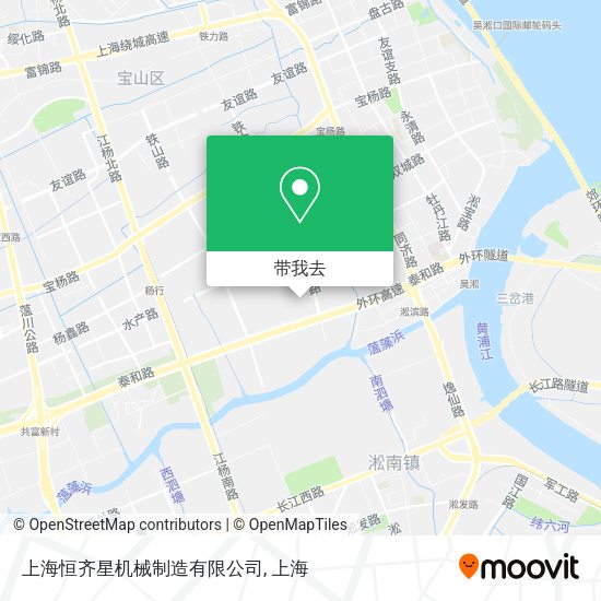 上海恒齐星机械制造有限公司地图