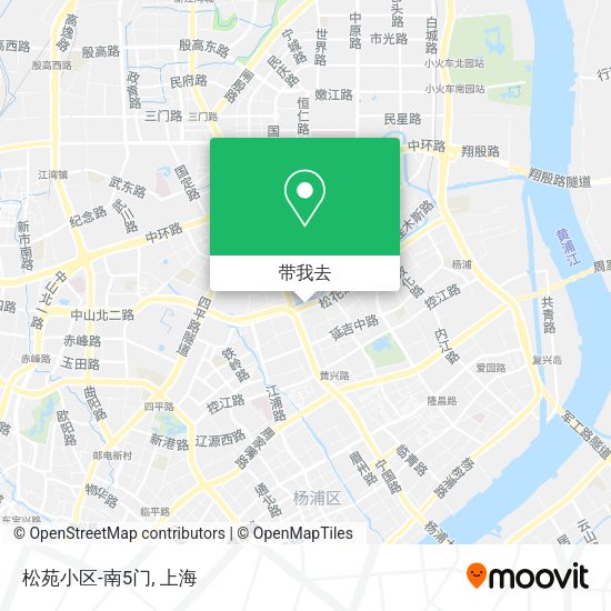 松苑小区-南5门地图