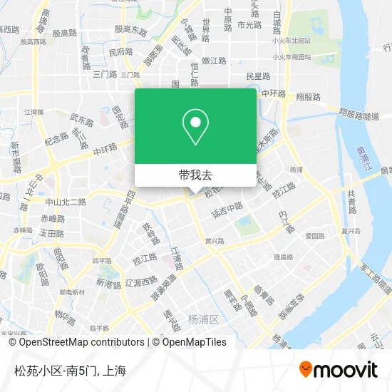 松苑小区-南5门地图
