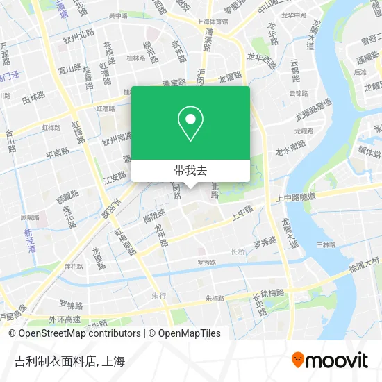 吉利制衣面料店地图