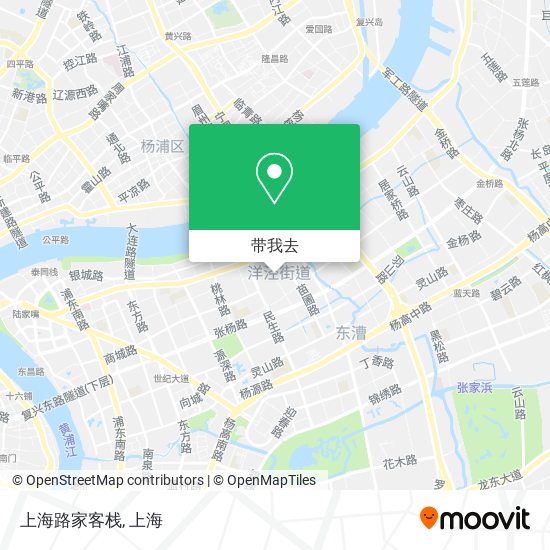 上海路家客栈地图