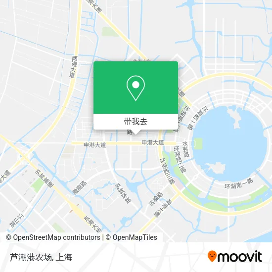 芦潮港农场地图