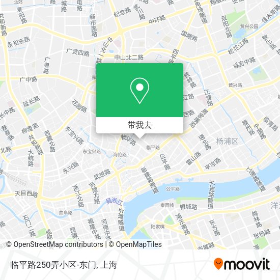 临平路250弄小区-东门地图