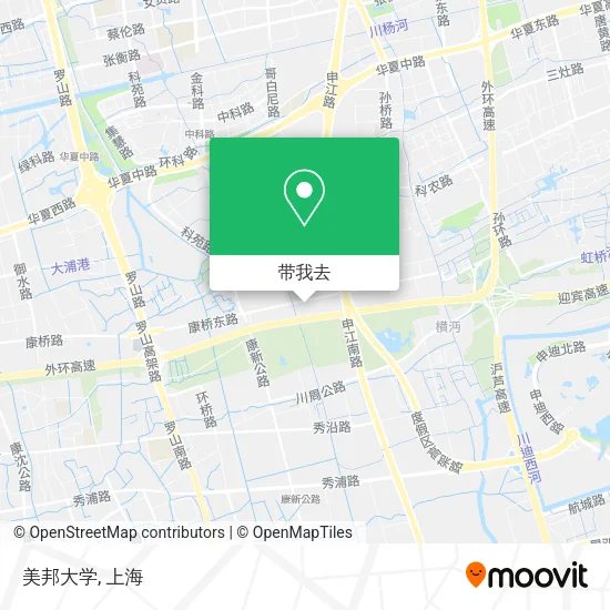 美邦大学地图