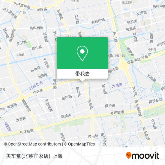 美车堂(北蔡宜家店)地图