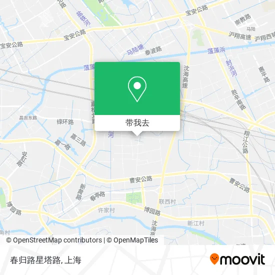 春归路星塔路地图