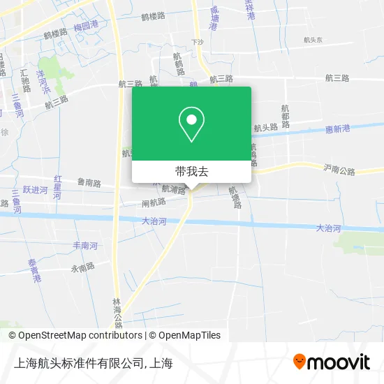 上海航头标准件有限公司地图