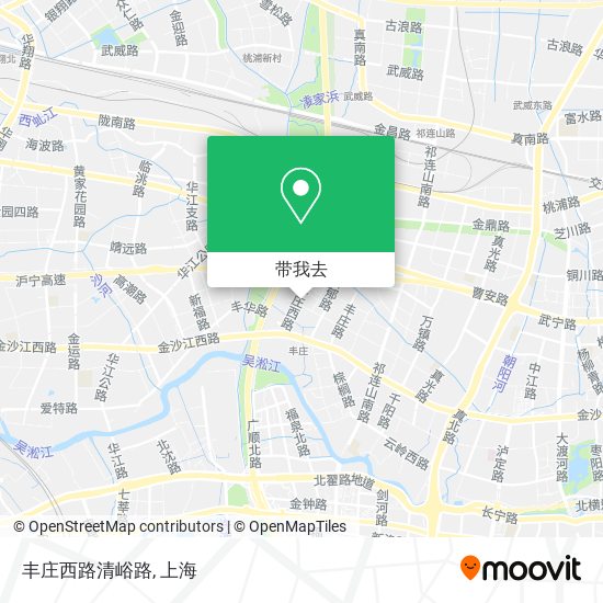 丰庄西路清峪路地图