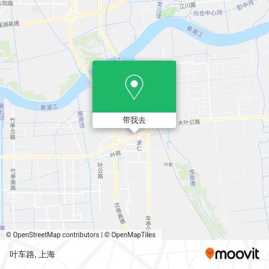 叶车路地图