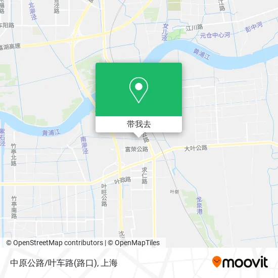 中原公路/叶车路(路口)地图