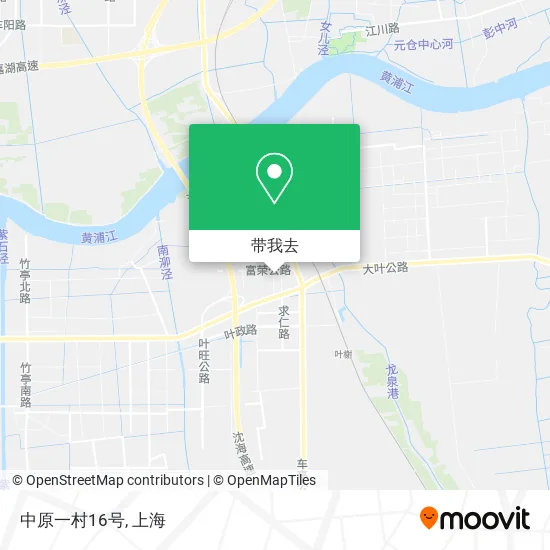 中原一村16号地图