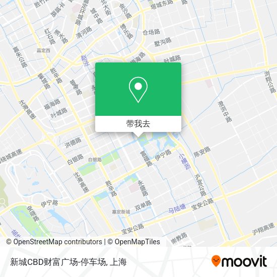 新城CBD财富广场-停车场地图