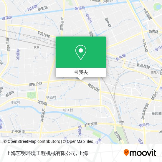 上海艺明环境工程机械有限公司地图