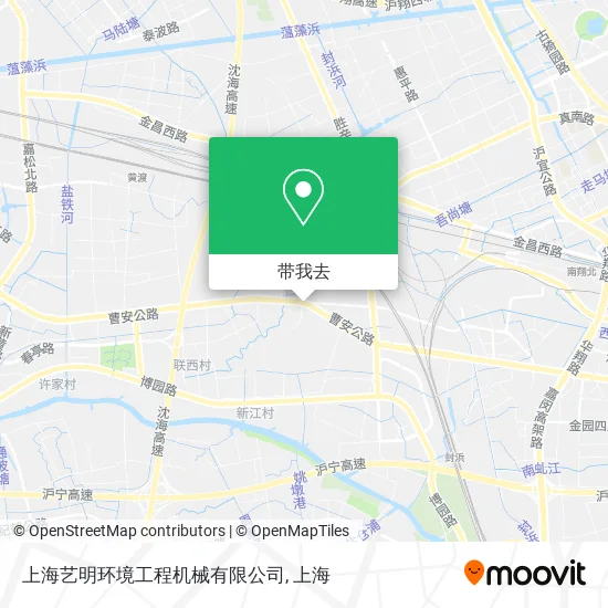 上海艺明环境工程机械有限公司地图