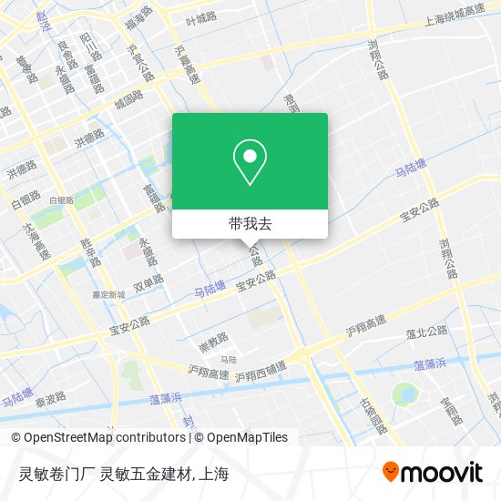 灵敏卷门厂 灵敏五金建材地图