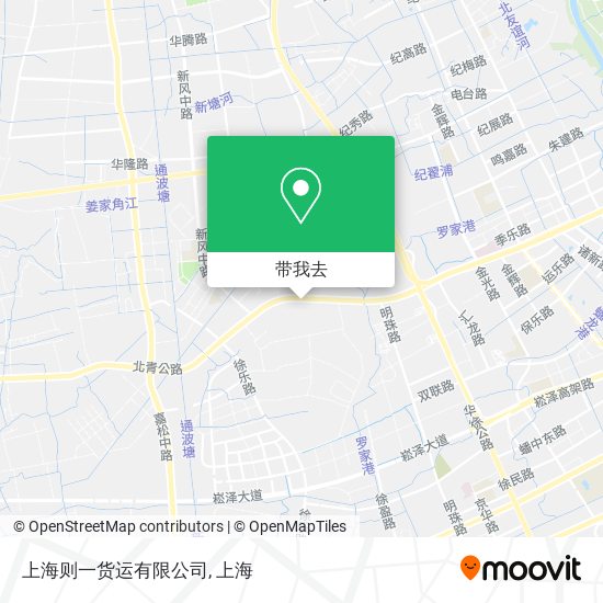 上海则一货运有限公司地图
