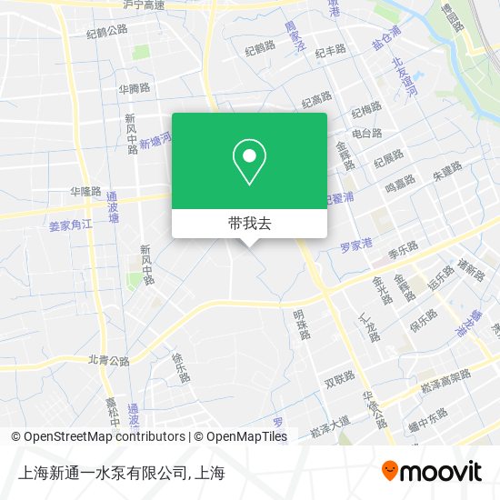 上海新通一水泵有限公司地图