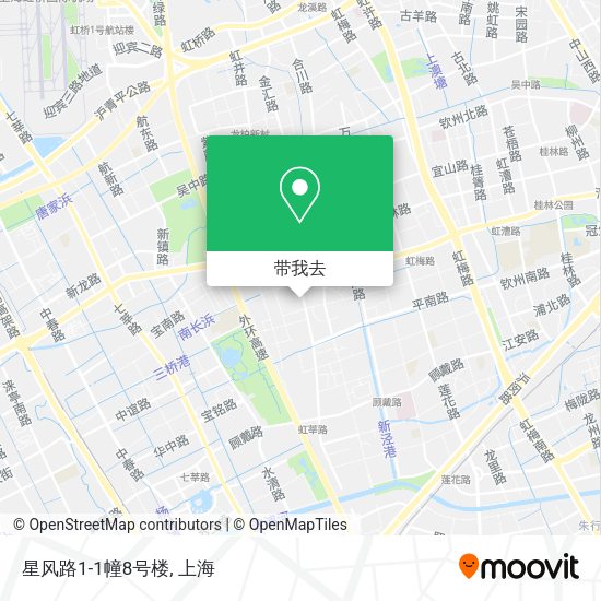 星风路1-1幢8号楼地图