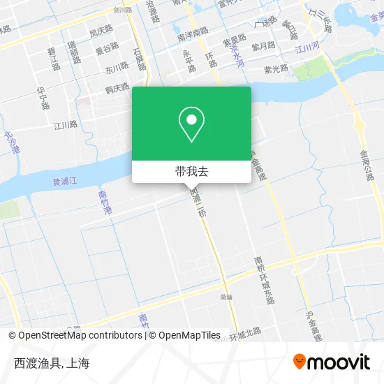 西渡渔具地图
