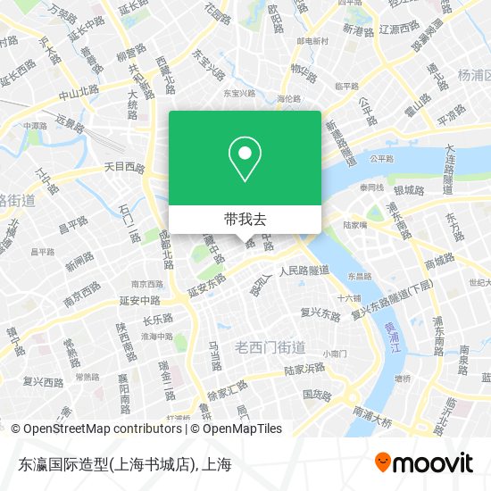 东瀛国际造型(上海书城店)地图