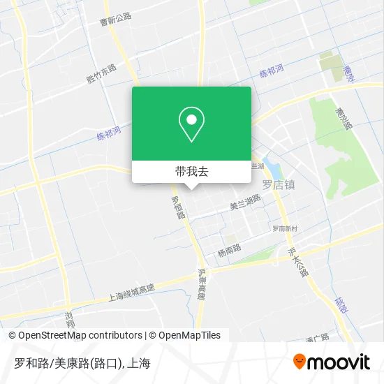 罗和路/美康路(路口)地图