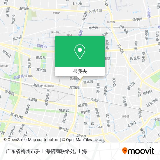 广东省梅州市驻上海招商联络处地图