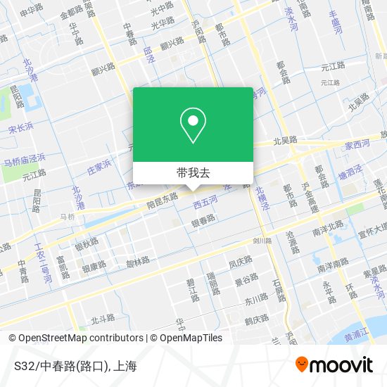 S32/中春路(路口)地图