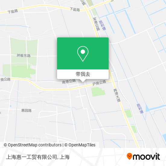 上海惠一工贸有限公司地图