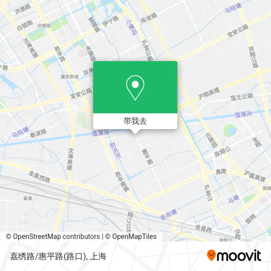 嘉绣路/惠平路(路口)地图