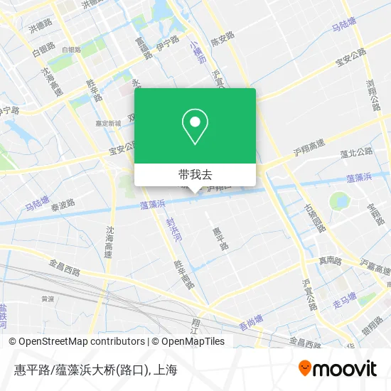 惠平路/蕴藻浜大桥(路口)地图
