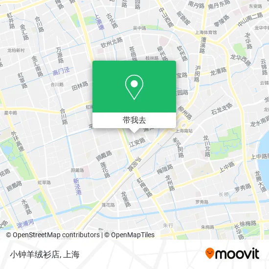 小钟羊绒衫店地图