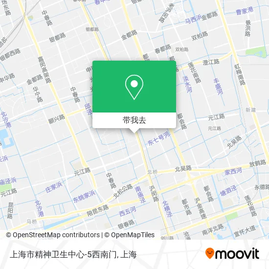 上海市精神卫生中心-5西南门地图