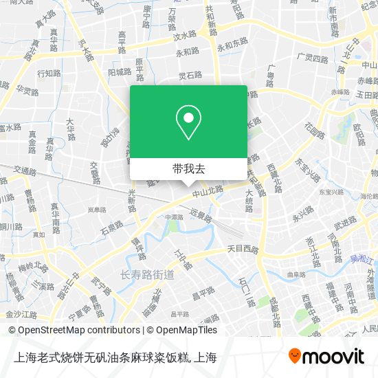 上海老式烧饼无矾油条麻球粢饭糕地图