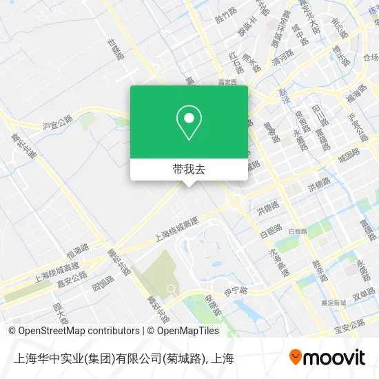 上海华中实业(集团)有限公司(菊城路)地图