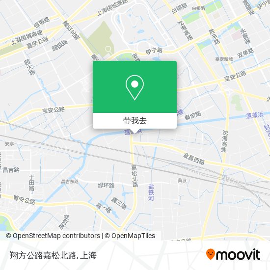 翔方公路嘉松北路地图