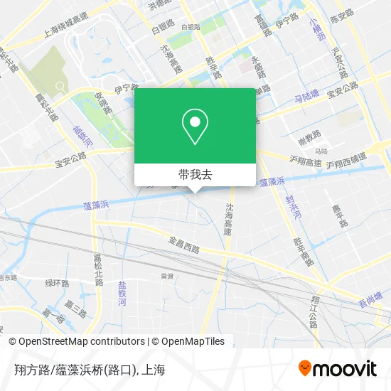 翔方路/蕴藻浜桥(路口)地图