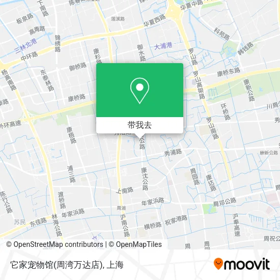 它家宠物馆(周湾万达店)地图