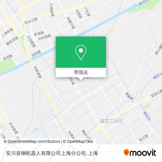 安川首钢机器人有限公司上海分公司地图