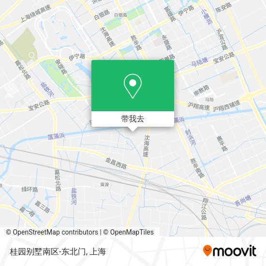 桂园别墅南区-东北门地图