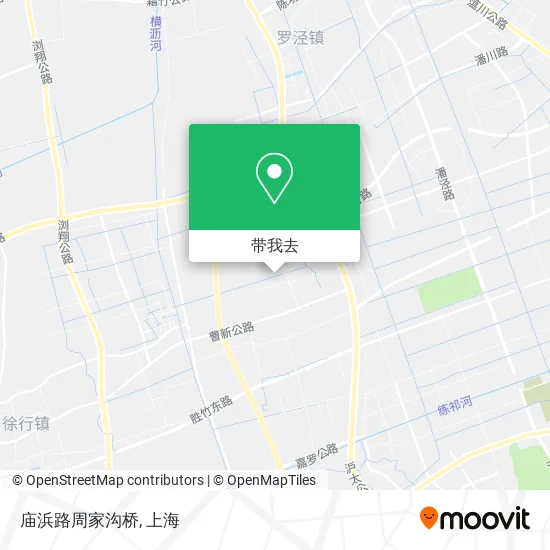 庙浜路周家沟桥地图