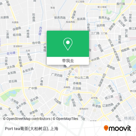 Port tea葡茶(大柏树店)地图