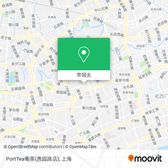 PortTea葡茶(愚园路店)地图