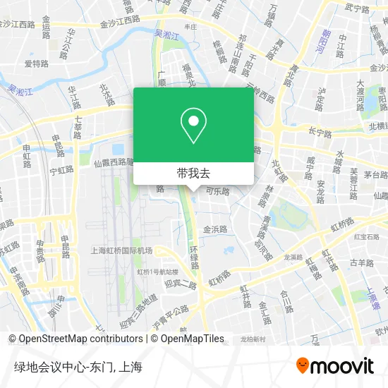 绿地会议中心-东门地图