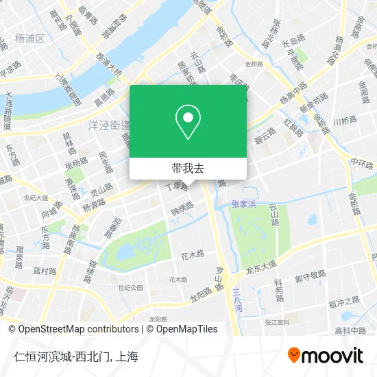 仁恒河滨城-西北门地图